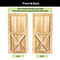 thumbnail image 7 of Homacer 5-in-1 44in x 80in Pine Wood Frame Barn Door without Installation Hardware Kit, 7 of 7