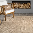 thumbnail image 5 of Rugs USA Hive Jute and Wool Area Rug, 8' 6" x 11' 6", Olano Natural, 5 of 9
