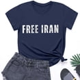 thumbnail image 4 of Ounisa Womens Short Sleeve T Shirts Crew Neck All Over Print Casual Soft Comfy Loose Fit Spring Summer Basic Daily Wear Tops S-3XL, 4 of 5