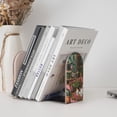 thumbnail image 4 of Pofeuu Dog On Floral Couch Print Large Bookend Hold Heavy Books- Wood Bookends for Heavy Books Heavy Duty Book Ends Wood Bookends for Office Desk Non-Skid, 4 of 7
