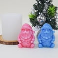 thumbnail image 4 of Molde de vela de Papá Noel, molde de vela navideña para hacer velas, jabón, yeso, pastel, Fondant, Chocolate, decoración del hogar, fundición de resina, 4 of 5