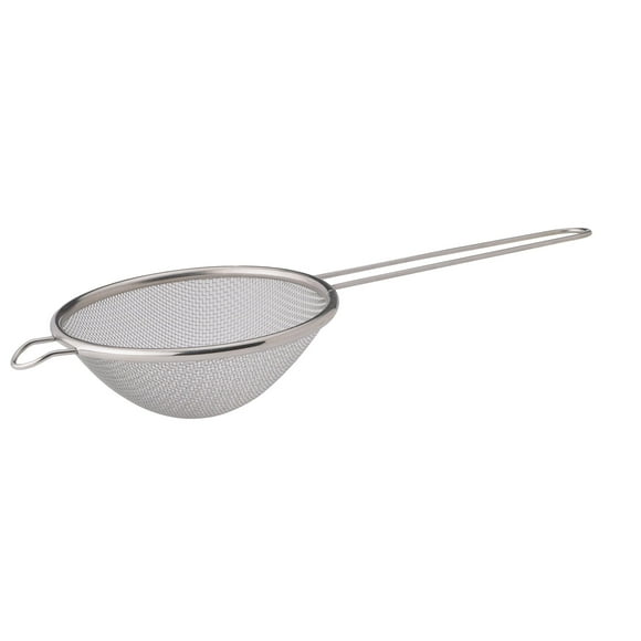 HIC Kitchen Fine Mesh Strainer with Helper Handle, 18/8 Stainless Steel, 5.5-Inch