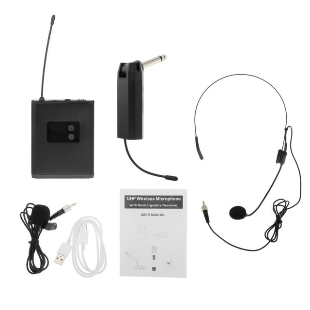 Sistema de solapa con micrófono para auriculares inalámbricos Enseñanza shamjiam micrófono lavalier inalámbrico