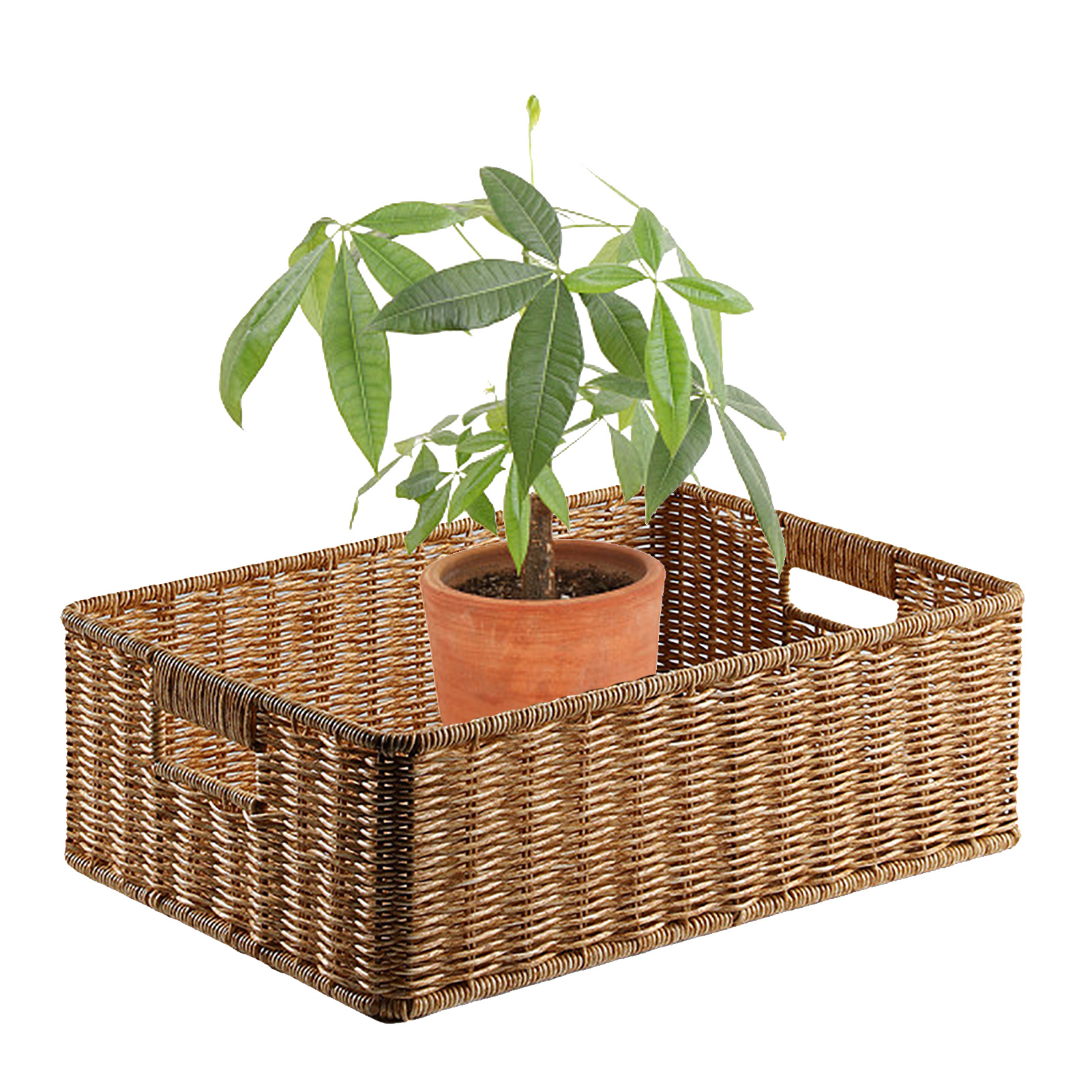 Wicker Storage Baskets Handmade and Lightweight Natural Wicker Basket