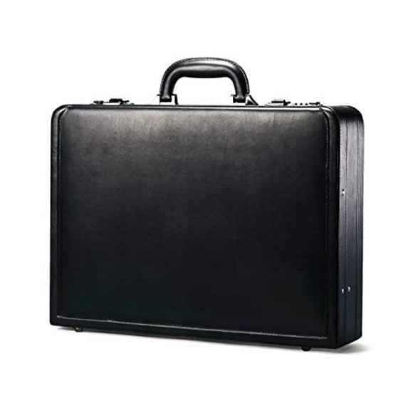 Samsonite Attache en Cuir Reconstitué, Noir, Taille Unique