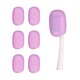 thumbnail image 1 of Uxcell 6 Piezas Cubiertas de Silicona para Cepillos de Dientes, Tapa de Reemplazo para Cabeza de Cepillo de Dientes Manual Eléctrico para Hogar Viaje Gimnasio, Púrpura Claro, 1 of 7