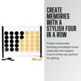thumbnail image 3 of Juego Four in a Row MC Marble Cultures, acrílico negro y dorado, 3 of 9
