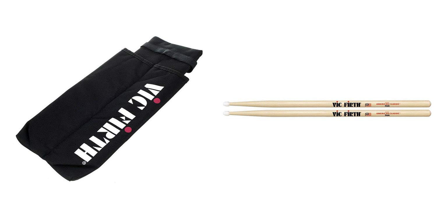 with Vic Firth American Custom Vic Firth Marching Snare Stick Bag Holds 2 Pair 