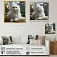 thumbnail image 4 of Designart "Sophisticated Exotic Shorthair Cat" Animals Cat Floater Framed Canvas Prints, 4 of 5