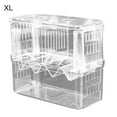 thumbnail image 2 of SPRING PARK Double-layer Clear Versatile Aquarium Hatchery Trap Fish Breeding Box Tank Fry Breeder Isolation Case, 2 of 7