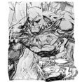 thumbnail image 3 of Batman Sketch Blanket, 3 of 7