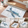 thumbnail image 5 of Rectangle Rug 2x3ft Area Rug,Vintage Watercolor Marine Turtle Area Rugs for Living Room Bedroom,Farmhouse Wooden Grain Floor Mat Non-Slip Non-Shedding Carpet Indoor Accent Rugs, 5 of 9