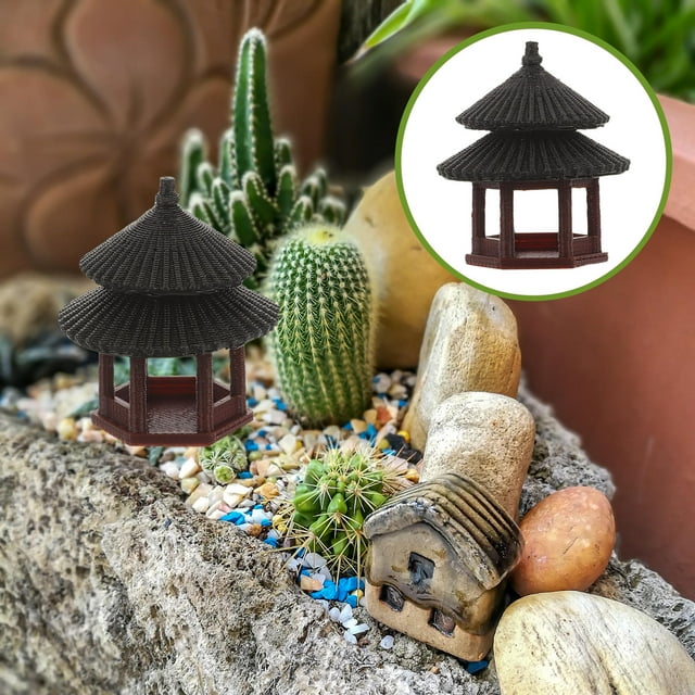 QUMIIRITY De Pabellón Para Decorar Acuario Y Jardín Exterior Con Japonés