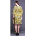 thumbnail image 4 of Bimba Kaftan de Plage à Fleurs, Paréo de Bikini, Robe Midi pour Femmes, Caftan Court - P-L, 4 of 5