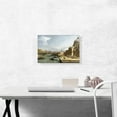 thumbnail image 2 of ARTCANVAS The Entrance To The Grand Canal - Venice Canvas Art Print by Canaletto - Size: 18" x 12" (0.75" Deep), 2 of 9