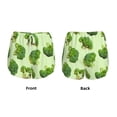 thumbnail image 3 of Hirioo Broccoli 3 for Women's Double Layer Athletic Shorts High-Performance Gym Shorts with Inner Pocket, Elastic Waistband-Small, 3 of 7