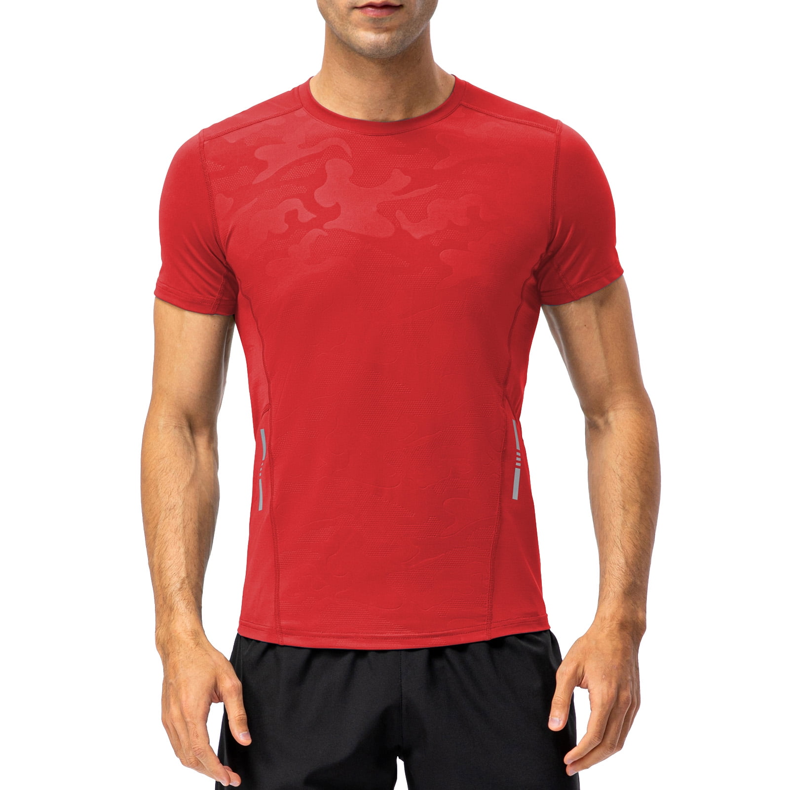 Mens and Womens Outdoor Sport Quick Dry T Shirts Short Sleeve Sports Top 