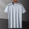 thumbnail image 5 of Men's Summer Ice Casual Quick Drying Short Sleeved T-shirt, 5 of 5