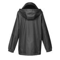 thumbnail image 2 of totes Womens Rain Jacket with Hood Rain Coat for Women Waterproof Womens Coats, Black, Medium, 2 of 6