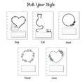 thumbnail image 7 of Undated Monthly Calendar Refills for 7 Disc Planners (Flora), 7 of 7