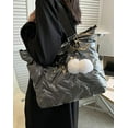 thumbnail image 2 of CoCopeaunt Tote Bag Large Down Padded Handbag Women Stylish Shoulder Bag Quilted Hobo Bag, 2 of 7