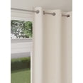 thumbnail image 2 of DDecor Premium Room Darkening Readymade Door 7 FT Curtain with Eyelet Style | Polyester Fabric | Stylish Plain Curtain for Living Room & Bedroom | 135 CM X 225 CM | Set of 1 - Beige, 2 of 5