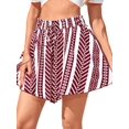 thumbnail image 4 of Women'S Flowy Shorts Summer Beach Vacation Clothes Casual High Waist Wide Leg Ruffle Shorts Color No. 2 XXL, 4 of 9