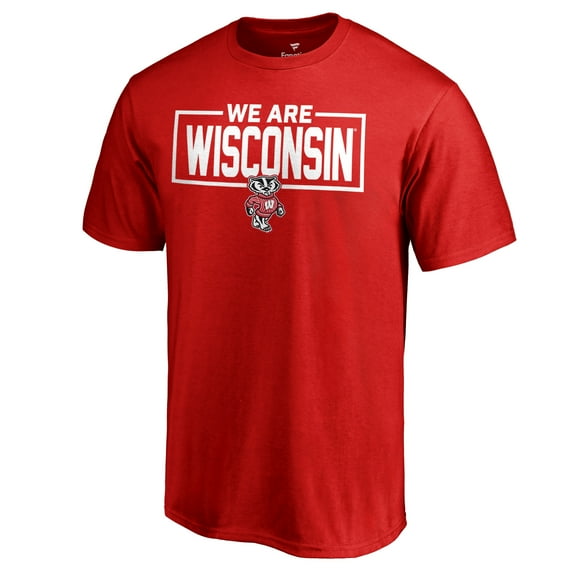 Men's Red Wisconsin Badgers We Are Icon T-Shirt