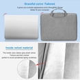 thumbnail image 2 of 11 13 14 15.6 inch New Shockproof Large Capacity Protective Pouch Business Bag Briefcase Laptop Sleeve Handbag BLACK 13-14 INCH, 2 of 8