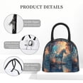 thumbnail image 4 of Balery Forest Lake White Horse Bolsa de Almuerzo para Mujeres, Caja de Almuerzo, Bolsa de Almuerzo Pequeña Impermeable, Tote de Almuerzo Reutilizable con Gran Capacidad, 4 of 6