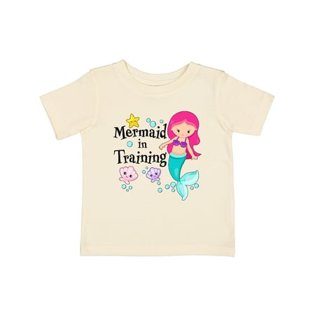 

Inktastic Mermaid in Training Gift Baby Girl T-Shirt