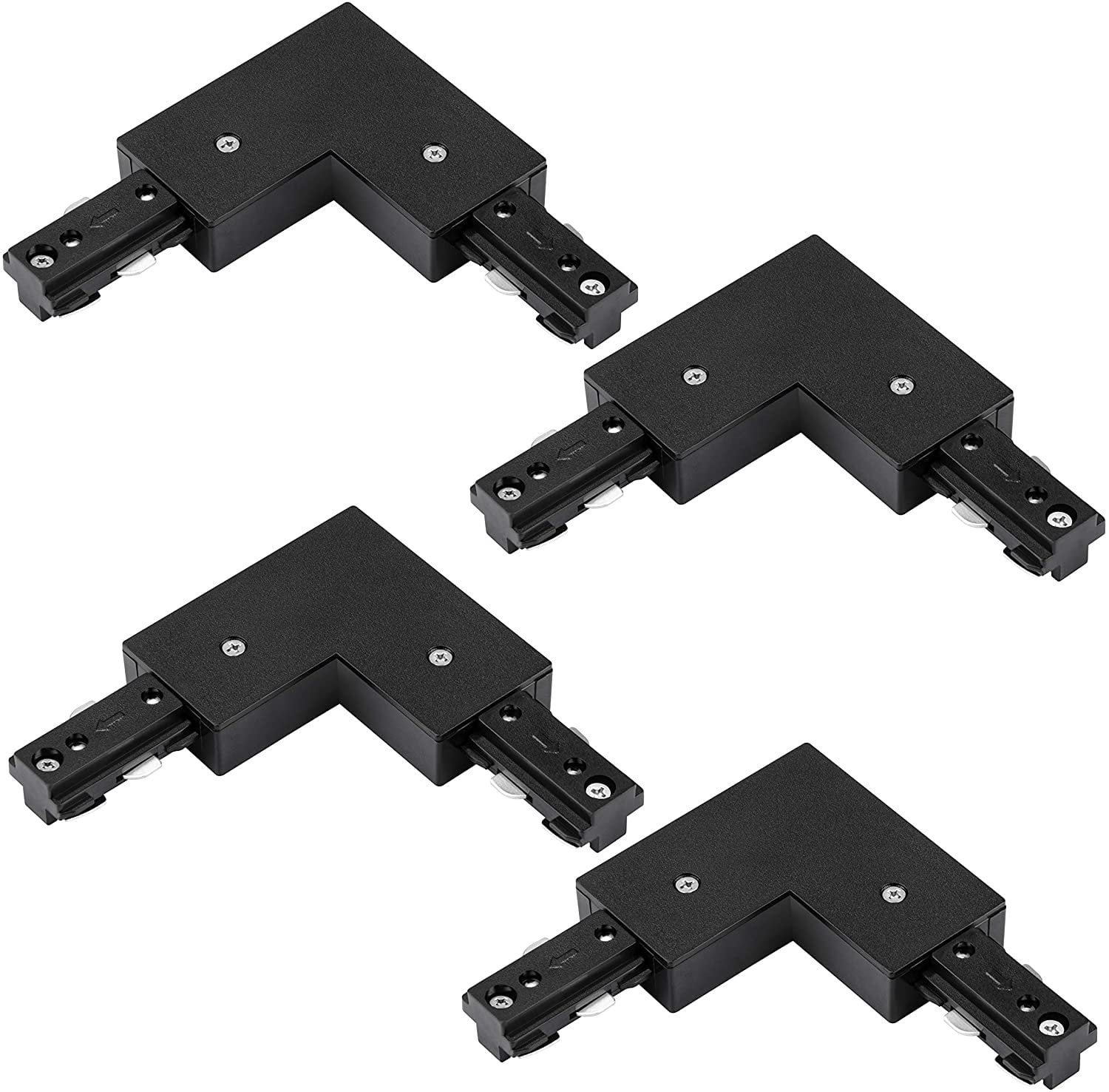 Hyperikon H Track Lighting Connector, L Connector, Single Circuit 3