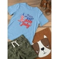thumbnail image 3 of 4Th July Flag Fireworks T-Shirt Toddler -Image by Shutterstock,  2 Toddler, 3 of 4