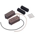 thumbnail image 1 of Soidarity 2 pastillas de doble salida, diseño único, transductor eléctrico negro, estabilidad Humbucker, reemplazo de Material Premium para bajo Accesorios para instrumentos musicales Soidarity OD019924-00, 1 of 6