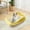 Yellow, variant on Semi Enclosed Litter Box with High Sides and Tray Oversized for Large Cats Odor Control Easy Clean Plastic with Scoop Included