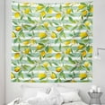 thumbnail image 1 of Art Tapestry, Blooming Lemon Tree on Striped Paintbrush Background Evergreen Art, Fabric Wall Hanging Decor for Bedroom Living Room Dorm, 5 Sizes, Fern Green Seafoam, by Ambesonne, 1 of 1