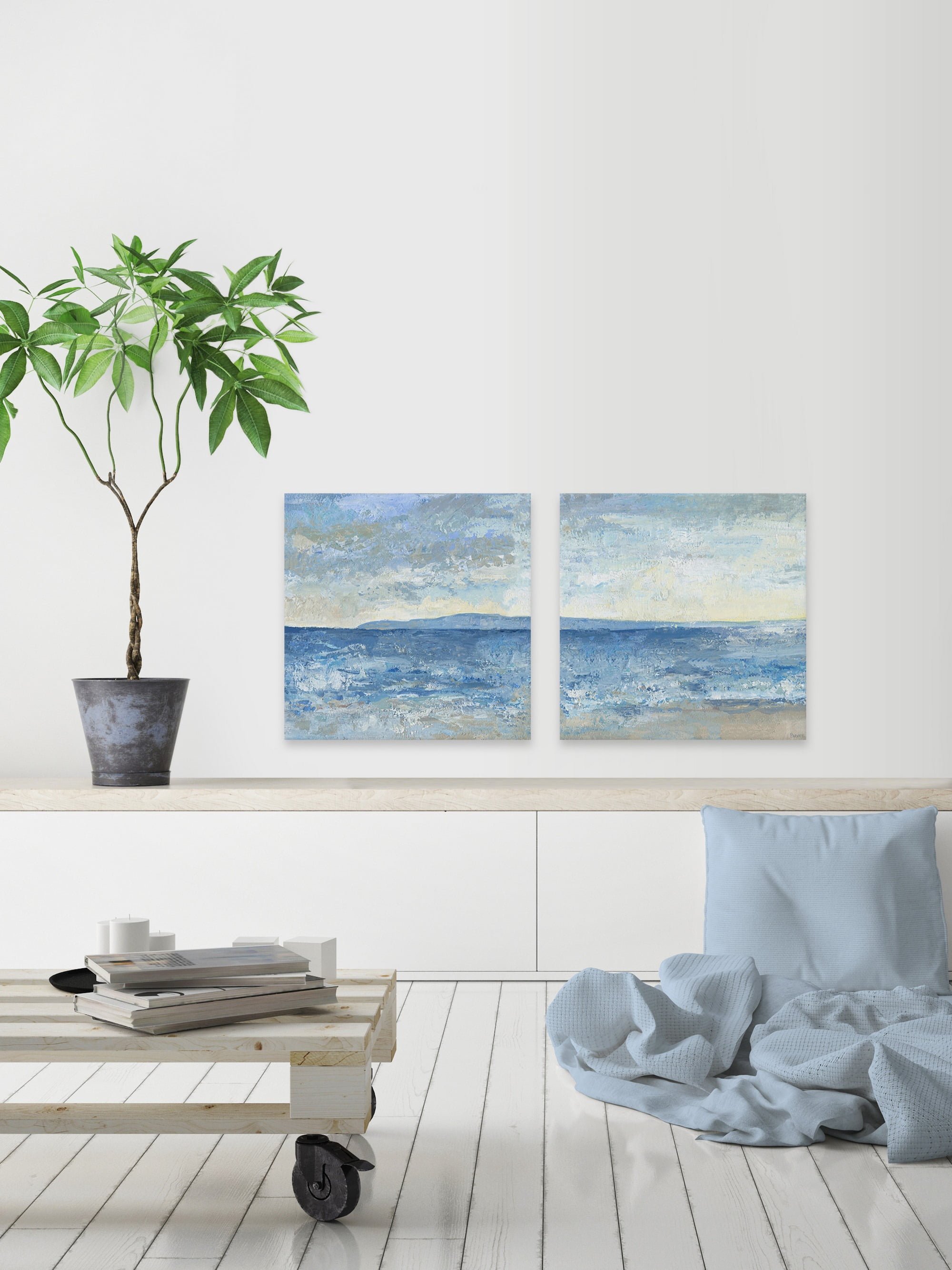 Parvez Taj Massive Sea Diptych