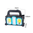 thumbnail image 4 of USB Camping Light LED/COB Impermeable Reflector Solar Lámpara portátil (Azul S) Hugtrwg Para Estrenar, 4 of 9