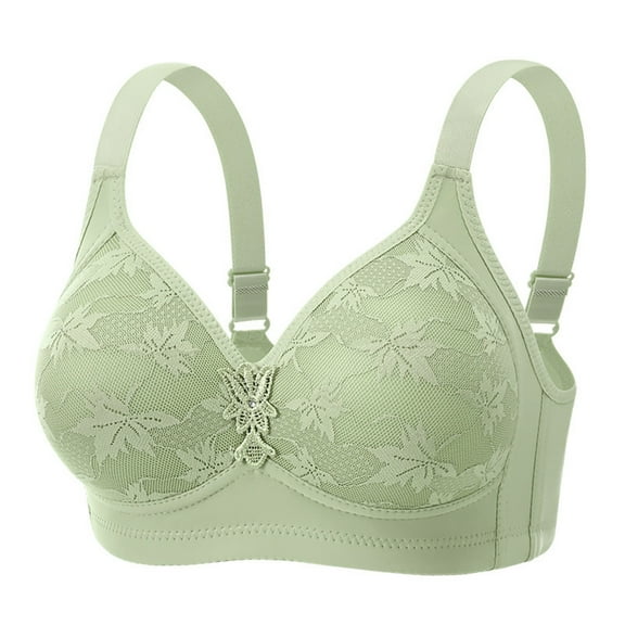 XUNKUSGA Plus Size Bralette Embroidery Comfort Wireless Seamless Bras Fashion Lace Floral push up bralette Breathable Comfort Oversize Bra for Women Everyday Bra