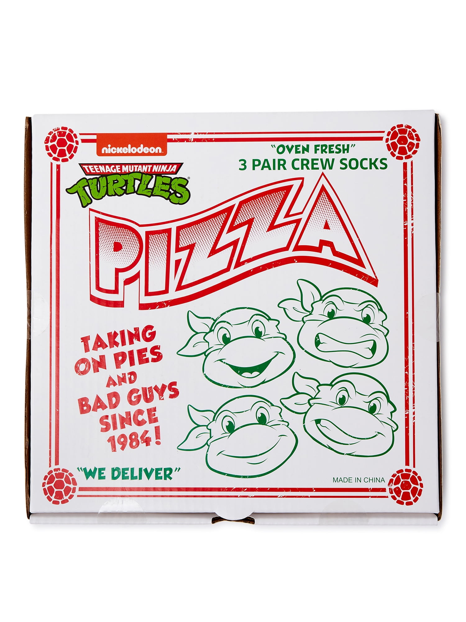 Teenage Mutant Ninja Turtles Men's Giftable Socks, 3-Pack