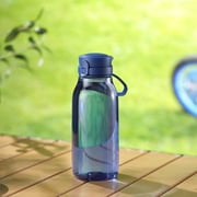 Your Zone Kids Water Bottle, 16oz Plastic Bottle with Flip Top Chug Lid, BPA-Free, Blue