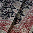 thumbnail image 4 of Ladole Rugs Traditional Vintage Beautiful Soft Indoor Runner Area Rug Carpet for Bedroom, Living Room, Dining Room in Black-Red, 5x8(5'3" x 7'6", 160cm x 230cm), 4 of 4