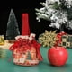 thumbnail image 4 of Bolsas de lino para fiestas, adornos navideños, suministros para decoración navideña, bolsas de lino para manzanas, bolsas para dulces, patrones de dibujos animados, bolsas de regalo, bolsas navideñas, 4 of 6