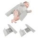thumbnail image 3 of Almohada para bebé, almohada para dormir de lado, almohada triangular de apoyo lateral para bebés, almohada anticabeza plana, cuna de viaje para B, 3 of 5