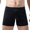 thumbnail image 2 of IROINNID Men's Boxer Underpants Sexy Elastic-Waist Breathables Solid Color Underwear, 2 of 6