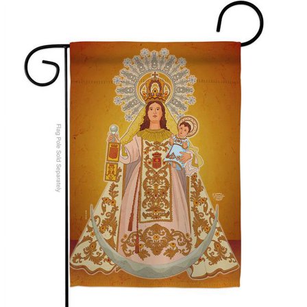 13 x 18.5 in. Mary Child Jesus Religious Faith Double-Sided Decorative Vertical Garden Flags for House Decoration Banner Yard Gift