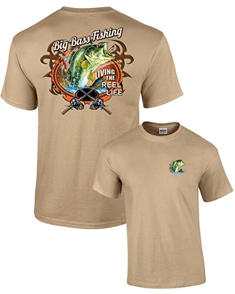 Big Bass Fishing T-shirt Fisherman Outdoors Fish Boating Sporting Sport - Picture 67 of 74