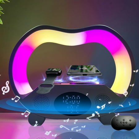 

Enhance Your Environment with The Exquisite Intelligent Bluetooth Atmospheres Lamp Offering Versatile Multi-functionality and Convenient Wireless Charging Wireless Charger Gifts for Women Men