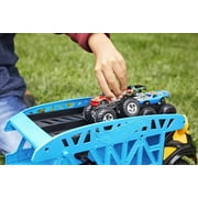 Hot Wheels - Monster Trucks Transport Truck, Includes 3 Cars, (Mattel GGB64)