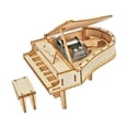 thumbnail image 4 of Rompecabezas de madera 3D, caja de música de Piano, Kit de modelo, coordinación mano-ojo, caja de música de madera, Kit de rompecabezas para hombres, Estilo B, 4 of 8